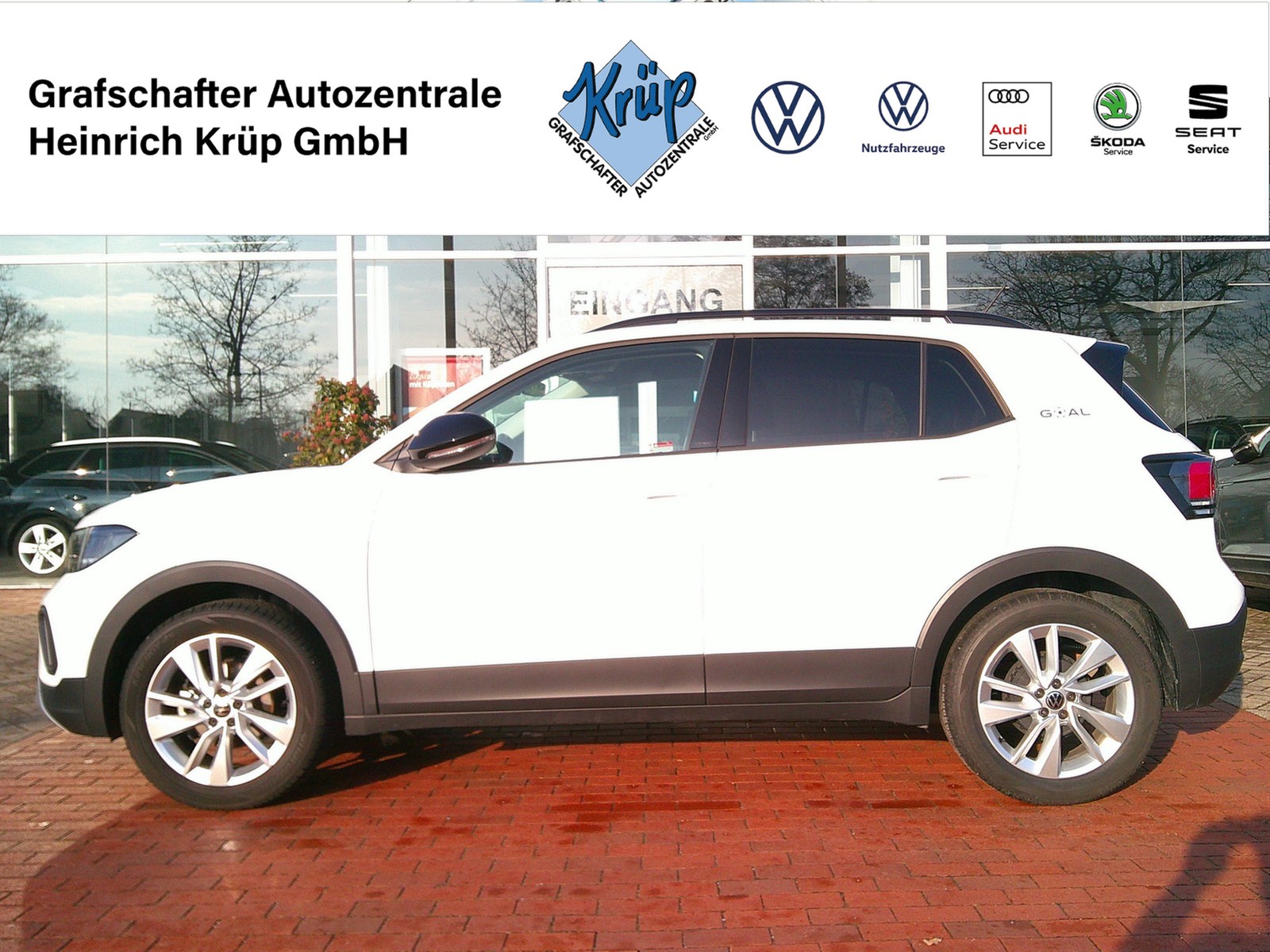 VW - T-Cross 1.0 TSI Goal Navi+Si.-Hzg.+PDC+ACC+LED_1