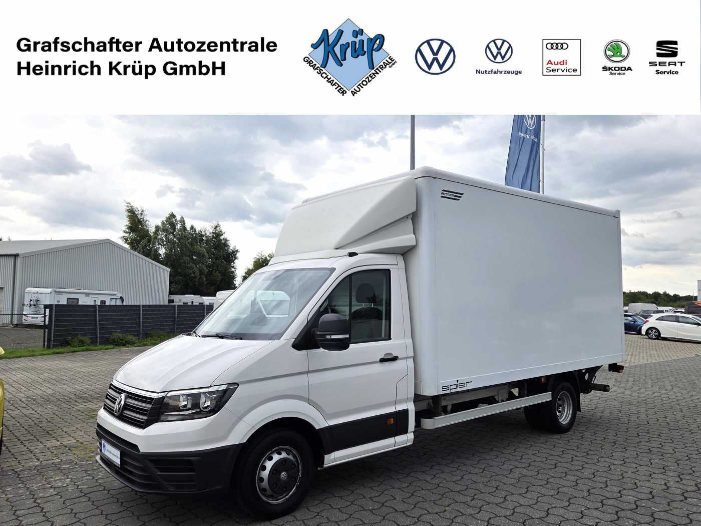 Volkswagen Crafter 50 Koffer Lang+Ladebordwand+KAM+AHK+Navi