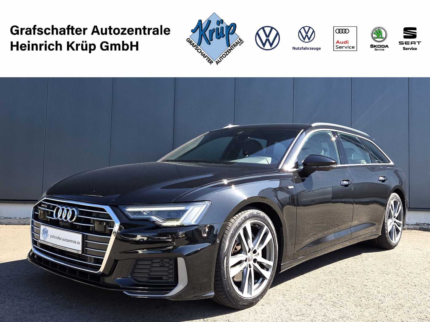 Audi A6 Avant 45 TDI Q Sport S Line+LUFT+MATRIX+AHK