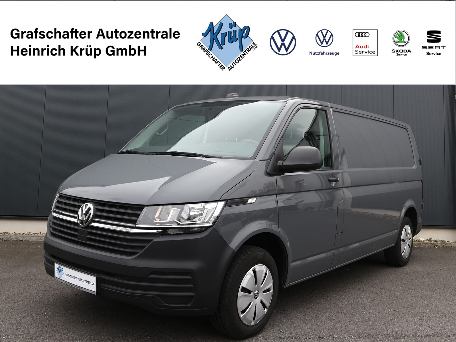 VW - T6.1 Transporter Kasten Lang 110KW /AHK/NAVI/APP/PDC_1