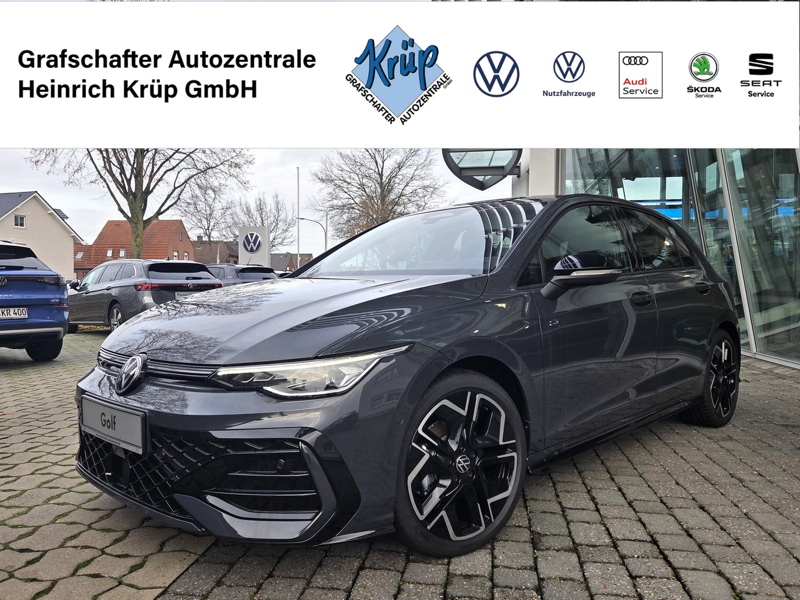 VW - Golf VIII Lim 1.5 eTSI R-Line AHK+NAVI+LED+Head-UP_1