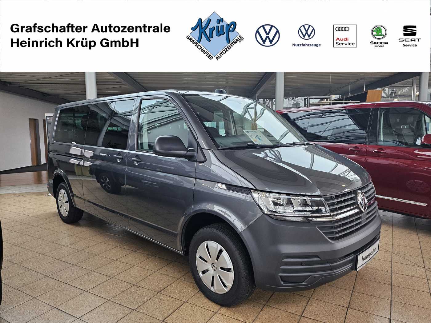 Volkswagen T6.1 Transporter Kombi Lang+9Sitze+AHK+KAM+SHZ