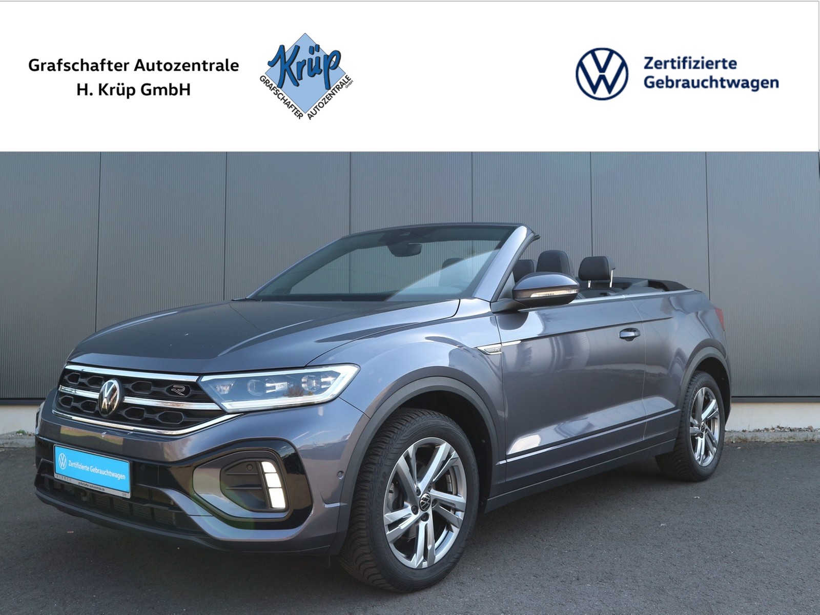 VW - T-Roc Cabriolet 1,5 TSI DSG R-Line Navi+LED+AHK_1
