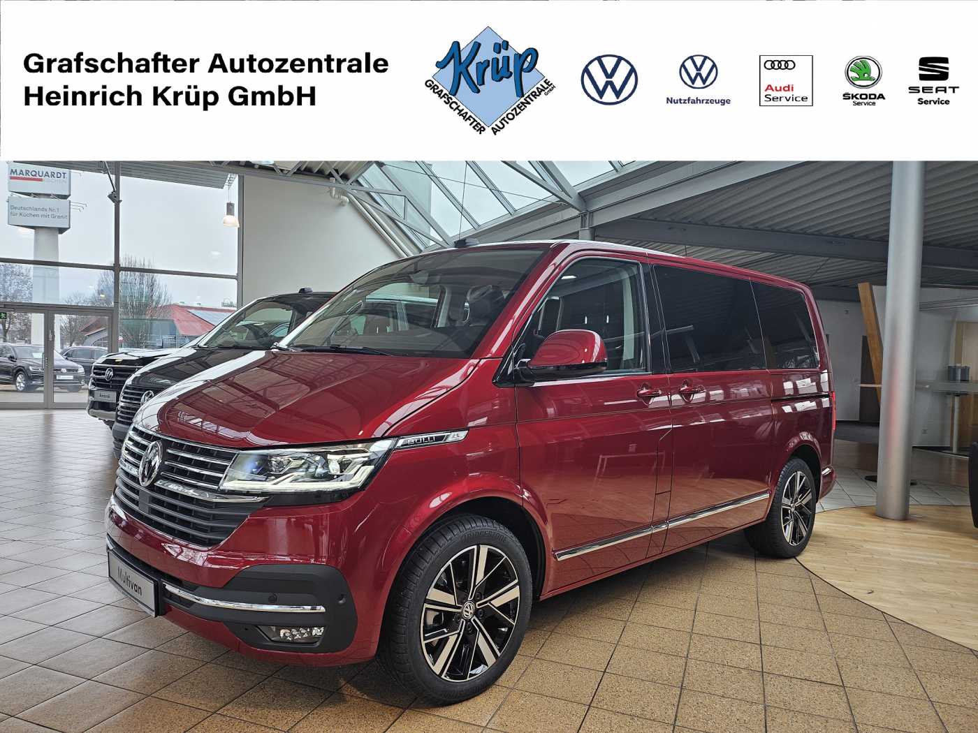 Volkswagen T6.1 Multivan Highline DSG 4MOTION +LEDER+AHK+KAM